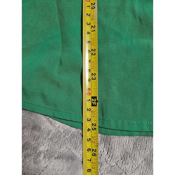 Calvin Klein Women’s Sleeveless Zip Pocket Blouse Top Green Size Small - Picture 5 of 6